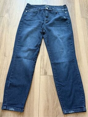 Judy Blue Dark Wash Kat Cook boyfriend fit high rise  Jeans size 11/30